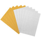 10Pcs Glitter Cardstock Paper - Golden/Silver DIY Handcrafts