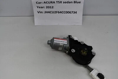 2009-2014 Acura TSX Front Left Window Regulator Motor 72250-TL0-003 OEM - Image 1 of 4