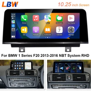10.25'' Car Linux Screen Stereo Carplay For BMW 1 Series F20 2013-2016 NBT RHD - Picture 1 of 12