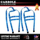 Blue Set Of 2 Car Basket Straps For Tow Dolly Demco Flat Hooks 6600 Lb Newly