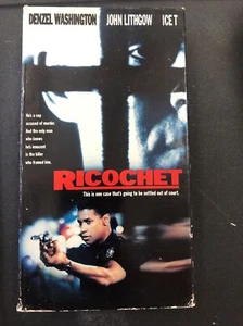 1991 VHS Movie Ricochet Starring Denzel Washington Uncut - Picture 1 of 3