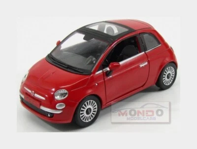 1:24 NEWRAY Fiat Nuova 500 2007 Red NY71013R Model - Image 1 of 2