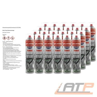 24x 600ml PRESTO POWER BREMSEN REINIGER REINIGUNG ENTFETTER SPRAY DOSE