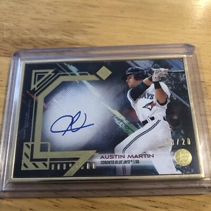 2021 Bowman Transcendent Baseball Austin Martin Auto #BVTA-AM /20 Gold Twins SSP - Picture 1 of 4