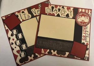 Zwei 12"x12" vorgefertigte Sammelalbum Seiten Layout "ITS VEGAS BABY" Las Vegas - Bild 1 von 10