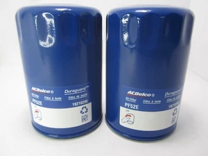 ACDELCO Duroguard Engine Oil Filter Pair (2) PF52E 19210286 - Picture 1 of 3