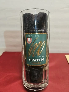 Vintage 1997 Spaten Munich 600 Years Brewery 0.5L German Beer Glass Pre-owned  - Picture 1 of 12