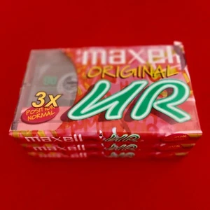 Maxell Original UR IEC Typ I 90 leer Kassettenband 3er Pack - Bild 1 von 7