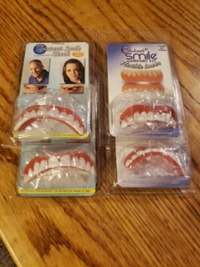 Instant Smile Teeth Comfort Fit Flexible Lower And Upper, 2 Sets, New Sealed  - Picture 1 of 3