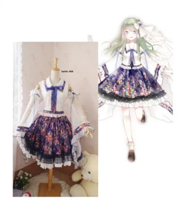 TouHou Project Kochiya Sanae Cosplay Costume Women Girl Witch White Dress New - Picture 1 of 8
