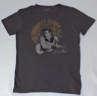 Nwt Lucky Brand Johny Cash S/S Gray Graphic T-Shirt Man In Black    Med     L923