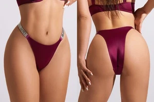 Victoria's Secret Shine Strap - KIR BRIEF - Classic Satin lingerie - Picture 1 of 7