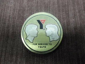 Vollfarbiger CVJM für Dienst an der Jugend Metall Trophäe Teile 2" Durchmesser Menge 4 - Bild 1 von 1