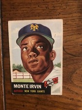 Monte Irvin 1953 Topps Baseball Card