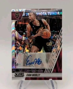 Evan Mobley 2022-23 Panini Chronicles Basketball SPS-EVM Score Swirl Auto #d/25 - Picture 1 of 2