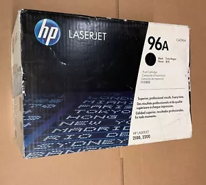 GENUINE HP C4096A 96A TONER CARTRIDGE FOR HP LASERJET 2100 2200 NEW SEALED - Picture 1 of 4