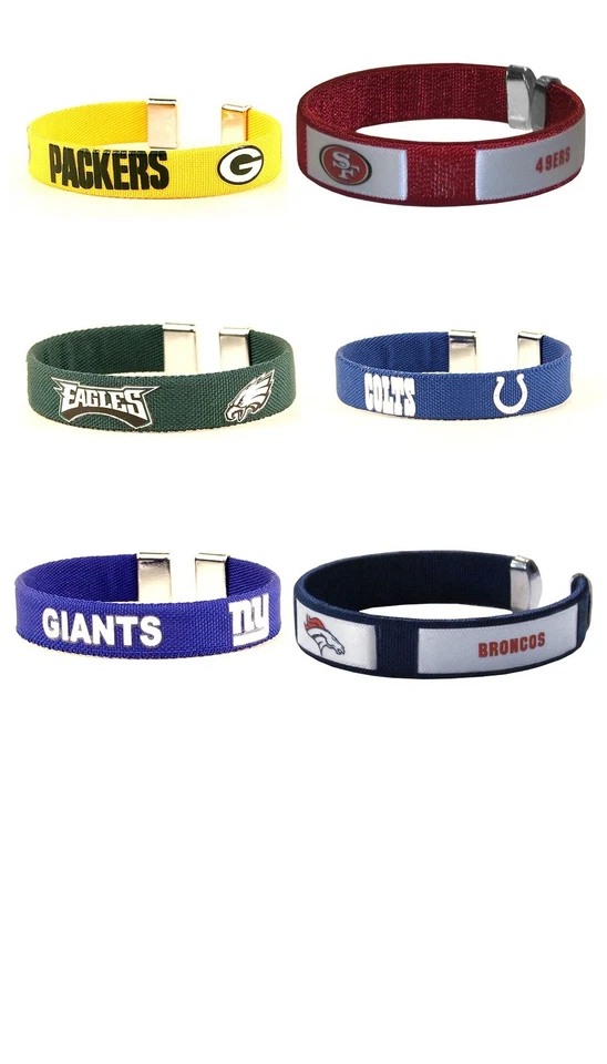 NFL Fan Band Bracelet- Pick your team - Image 1 of 1