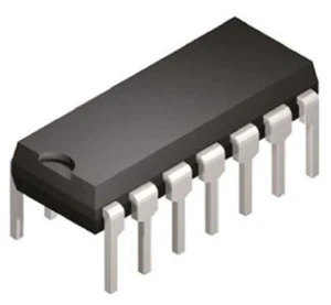 Texas Instruments UCC35702N, Controlador de Modo de Voltaje PWM, 1 A, 700 kHz 14 Pines, P - Imagen 1 de 1