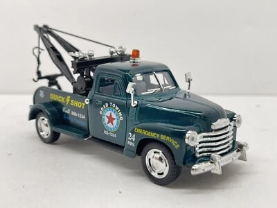 ESCALA 1:38 KINSMART 1953 CHEVROLET 3100 WRECKER DIECAST & PLÁSTICO PULLBACK - Imagem 1 de 4