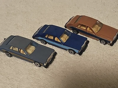 VINTAGE YatMing #1026 BLUE  Gray Brown CADILLAC SEVILLE 1:64 Diecast Caddy HTF - Image 1 of 4