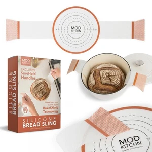 Silicone Bread Sling Exclusive SureHold Handles Sourdough Baking the Mat - Picture 1 of 6