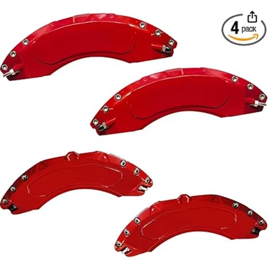 AOOA Caliper Covers Red Brake Aluminum Covers Fits 2011-2018 RAM 1500(Set of 4) - Image 1 of 4