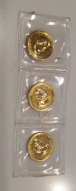 1/20th oz Gold Maple Leaf Coins - Image 1 of 1
