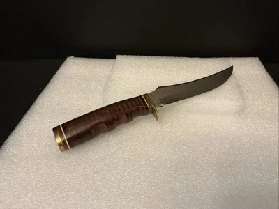 Cuchillo de caza Bowie Schrade 498 1978 EE. UU. 49er Gold Rush, sin funda “solo cuchillo” Foto 1 de 4