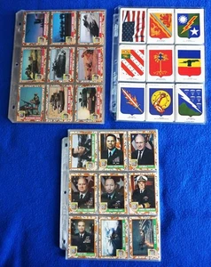 1991 Topps Desert Storm Trading Cards Serie 1 & 2 mit Stickern in Binder Pagers - Bild 1 von 12
