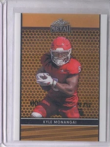 Kyle Monangai 2024 Leaf Collective 1/1 Pre-Production Proof Metal Gold Acetate - Picture 1 of 2