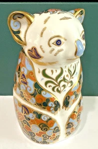 Royal Crown Derby ENDANGERED SPECIES ~ QUEENSLAND KOALA ~ MINT - Gold Stopper - Picture 1 of 11