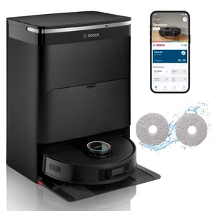 Bosch BCRDW3BX, Robot aspirapolvere e lavapavimenti, Spotless Max Cam, Nero - Imagen 1 de 1