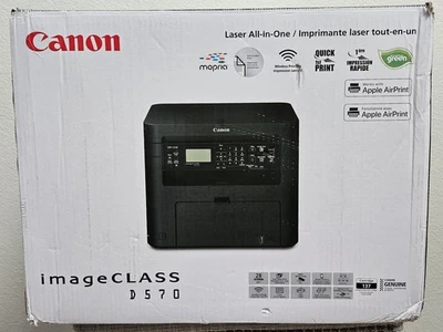 Canon ImageCLASS D570 Monochrome Laser Printer + Scanner + Copier [OPEN BOX] - Image 1 of 4