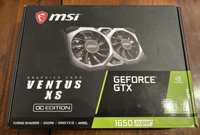 MSI GeForce GTX 1650 VENTUS XS 4G OC 4GB GDDR6 Scheda Grafica - Immagine 1 di 4