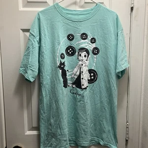 Coraline Herren Hemd Coraline Cat Mintblau Größe XL - Bild 1 von 4