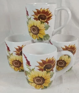 Sonnenblume Kaffeetassen Set Robert Stanley 4er Set - Bild 1 von 6