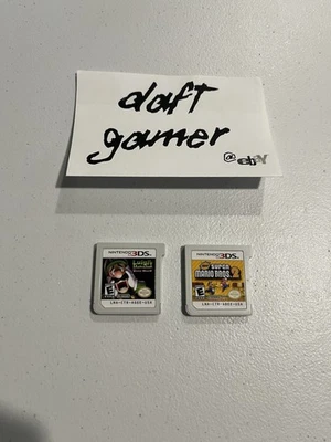 Luigis Mansion Dark Moon & New Super Mario 2 3DS GAME *NOT FOR RESALE* NFR Demo - Image 1 of 2