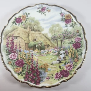 Royal Albert Tranquil Garten Teller 8 3/8" Fred Errill EUC - Bild 1 von 7