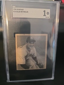 1948 Bowman Allie Reynolds SGC 1 RC - Picture 1 of 2