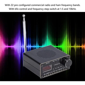 Radio Full Band Receiver DSP FM AM SSB Si4732 Przenośny akumulator z UB - Zdjęcie 1 z 22