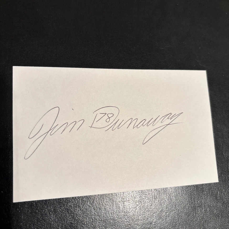 Jim Dunaway (Ole Miss ‘60 Nat. Ch/2X All-Amer) ‘63-71 Bills, ‘72 Dolphins, D.’18 - Image 1 of 1