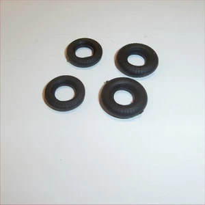 Corgi Toys 150 Vanwall 152 BRM Racing Car Early Tires Set of 4 Tyres Pack #91 - Picture 1 of 4