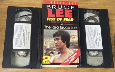 Fist of Fear... Touch of Death/Real Bruce Lee (2-VHS, 1998, Quality Video) - Image 1 of 2