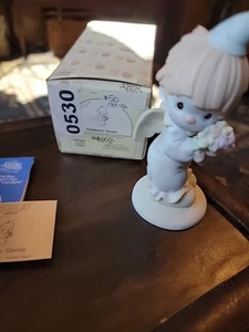 Precious Moments 109584 Glück Göttlicher Clown Engel Porzellan Figur - Bild 1 von 7