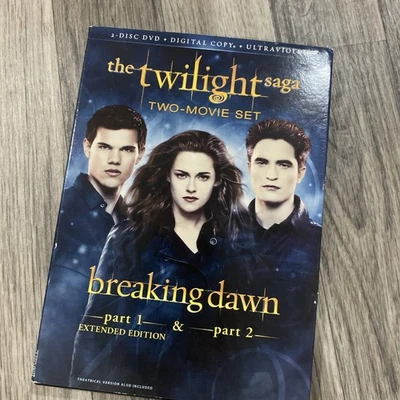 The Twilight Saga: Breaking Dawn Part 1 & 2 Two-movie Set Extended Edition DVDs - Image 1 of 2