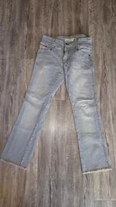 Express Women's Denim Stretch High Rise Legging Straight Pinstripe Jeans - Picture 1 of 9