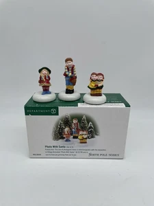 Abt. 56 Foto mit Weihnachtsmann #56.56444 drei kleine Weihnachtsdorf Zubehör - Bild 1 von 12