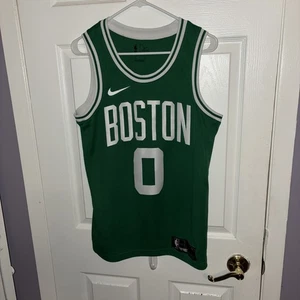 Nike Boston Celtics Jason Tatum #0 Basketball Jersey Authentic Swingman Size 44 - Picture 1 of 6
