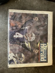 New England Patriots Super Bowl Champions Boston Herald periódico 2002, 04, - Imagen 1 de 2