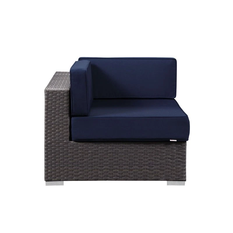 Modway Sojourn Outdoor Patio Sunbrella Corner - Canvas Navy